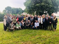 Foto di gruppo in occasione dell'inaugurazione ufficiale degli Orti di Ateneo