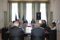 L'incontro in rettorato a palazzo Florio