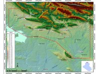 La regione di studio di PARTeN nella Regione del Kurdistan iracheno (Iraq settentrionale)