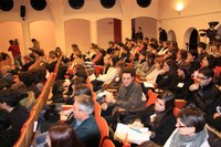 Il pubblico nell'auditorium della Regione