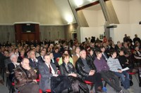 Il pubblico presente nell'Aula Magna