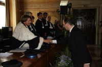 Il conferimento della laurea a Miguel Ayuso Torres