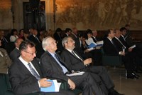 Il pubblico nel Salone del Parlamento del Castello