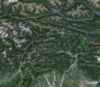 Il percorso seguito da Madi ad aprile 