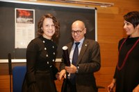 Ilaria Tomasi con Roberto Pinton e Valeria Filì