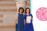 PhD Award: da sinistra Maria Cristina Nicoli e Alessandra Dall'Acqua