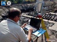 Relitto di Precenicco, operazioni di rilievo con laser scanner