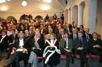 La platea all'inaugurazione