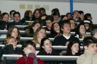 Studenti all'inaugurazione del Salone