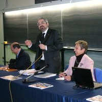 Da sinistra: Roberto Pinton, Furio Honsell, Marisa Michelini