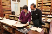 La visita alla biblioteca Florio