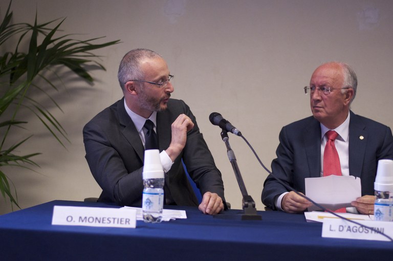 Il giornalista Omar Monestier