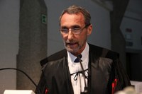 Il professor Franco Fabbro, che ha tenuto la prolusione