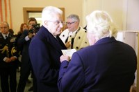 Mattarella e Zanin prima della cerimonia