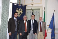 Da sin. Gianluca Biotto, Alberto De Toni, Patrizio Bof, Massimo Di Silverio