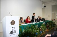 Da sinistra: Giorgio Ziffer, Antonella Riem, Cristiana Compagno, Furio Honsell, Giovanni Frau