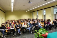 Il pubblico all'inaugurazione