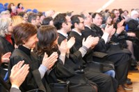 Alcuni dei premiati in platea