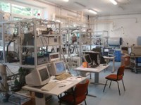 Un'area dei laboratori