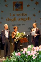 Cristiana Compagno e Fabio Fazio con il presidente della Regione Illy