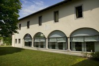 Un'immagine del chiostro trecentesco di S. Lucia che ospita le "Aperture claustrali"