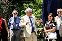 Al centro il rettore in carica Alberto De Toni alla inaugurazione