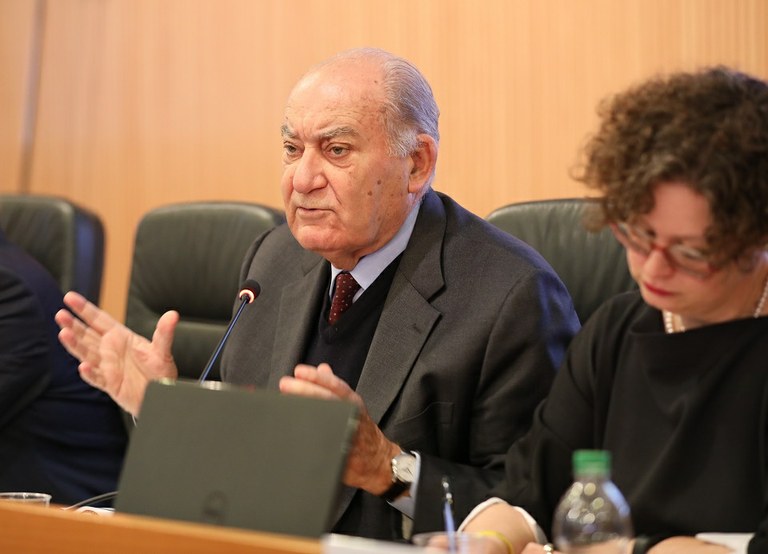 Giuseppe De Rita con Anna Zilli