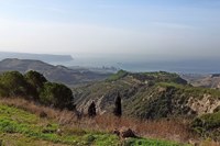 Vista della costa libanese dal villaggio di Fia