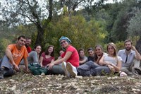 Foto di gruppo della missione archeologica