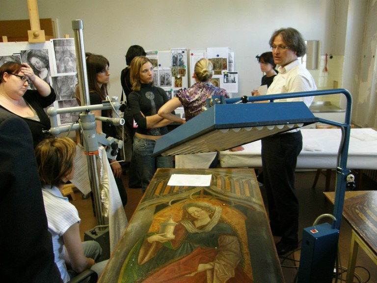 Visita al laboratorio del Bundesdenkmalamt (Vienna)