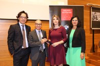 Da sinistra Claudio Airò, Roberto Pinton, Sonia Quaglia e Marina Brollo