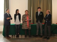 Da sinistra Francesco Curcio, Michela Gasparotto, Anna Maria Zecchin, Marco Sartori, Roberto Pinton