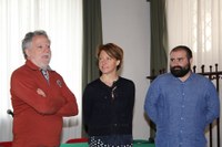 Da sinistra Paolo Strazzolini, Laura Rizzi e Lorenzo Genna