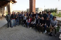 Foto di gruppo nel birrificio Baladin