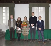 Da sinistra Angelo Vianello, Margherita Contento, Anna Maria Zecchin, Luca Giovanni Locatello, Francesco Curcio